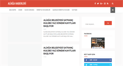 Desktop Screenshot of haber.aliagam.net